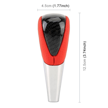 Universal High Carbon Fiber Texture Leather Hole Pattern Car Gear Shift Knob Modified Shifter Lever Knob, CMS3610A, CMS3610B, CMS3610C, CMS3610D