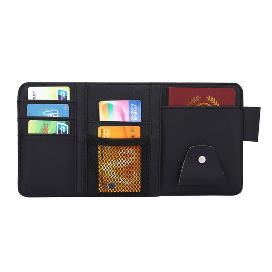 Universal Car Sun Visor Board Paper Tissue Box CD Storage Case Holder Card Bag Organizer, without Zipper  (Black), without Zipper (Yellow)