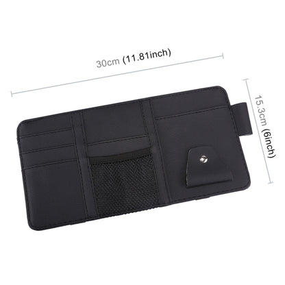 Universal Car Sun Visor Board Paper Tissue Box CD Storage Case Holder Card Bag Organizer, without Zipper  (Black), without Zipper (Yellow)