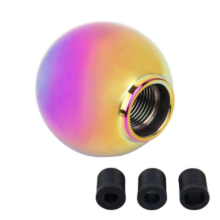 Universal Vehicle Car Gradient Blue Screwed Shifter Cover Manual Automatic Aluminum Gear Shift Knob, Universal Gear Shift Knob