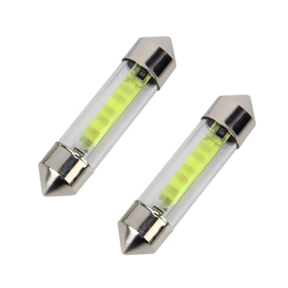10 PCS 41mm 1W 6000K White Light Car Dome Lamp License LED Reading Light, DC 12V, 41mm