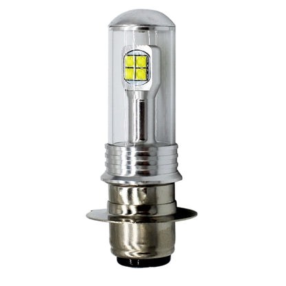Motorcycle Headlights 750LM 6000K White H6M/P15D 40W 8-LED Bulbs, DC 12-24V, H6M/P15D