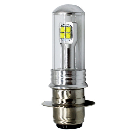 Motorcycle Headlights 750LM 6000K White H6M/P15D 40W 8-LED Bulbs, DC 12-24V, H6M/P15D