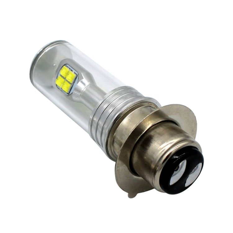 Motorcycle Headlights 750LM 6000K White H6M/P15D 40W 8-LED Bulbs, DC 12-24V, H6M/P15D