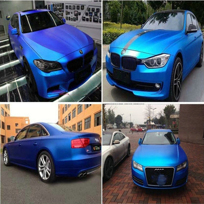 5m * 0.5m Ice Blue Metallic Matte Icy Ice Car Decal Wrap Auto Wrapping Vehicle Sticker Motorcycle Sheet Tint Vinyl Air Bubble Free, 5m * 0.5m