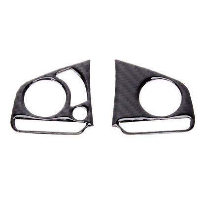 2 in 1 Carbon Fiber Steering Wheel Button Trim Interior DIY Sticker for Honda Civic 10th Gen 2016-2019(Deluxe), Wheel Button Trim