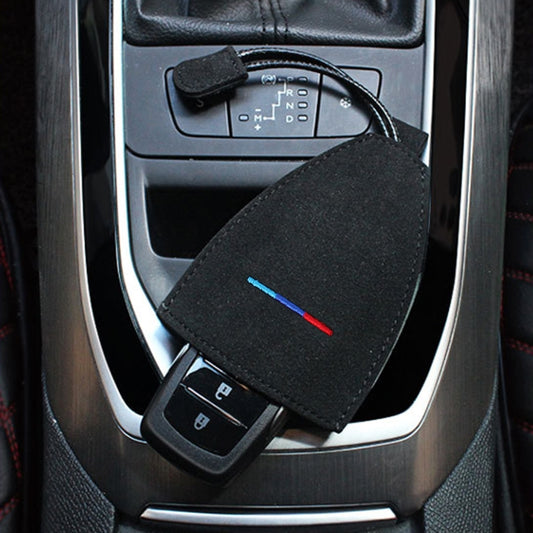 Universal Car Remote Smart Key Case Suede Protective Cover, Black, Blue, Green, Light Blue