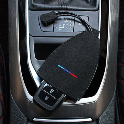 Universal Car Remote Smart Key Case Suede Protective Cover, Black, Blue, Green, Light Blue
