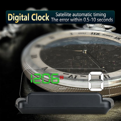 T900 Car GPS HUD Virtual HD Reflection Board Head-up Display, Speed & Driving Distance / Time Display, Over Speed & Voltage & Low Voltage Alarm, Fatigue Driving, T900  Green + White, T900 Blue + White, T900  White