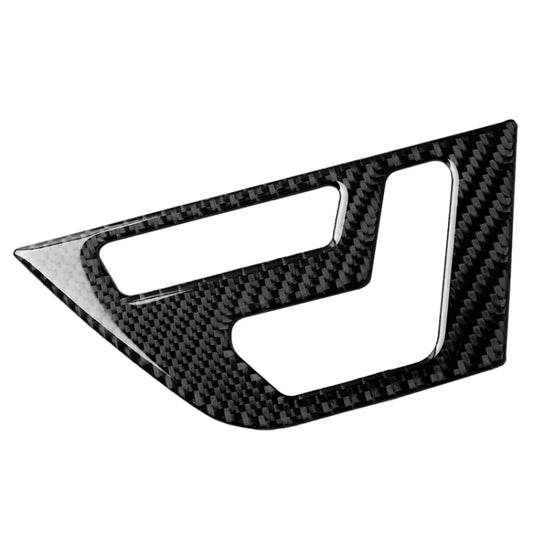 2 PCS Car Carbon Fiber Right Drive Seat Adjustment Panel Decorative Sticker for Mercedes-Benz W204 2007-2013, Right Drive Seat Adjustment