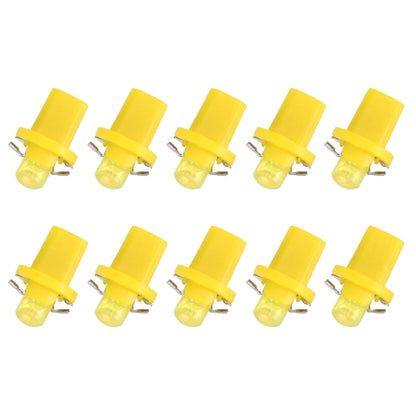 10 PCS 0.4W B8.5 Wedge Instrument Panel COB LED Light Dashboard Gauge Cluster Indicator Lamp Bulb, 0.4W B8.5