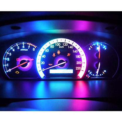 10 PCS 0.4W B8.5 Wedge Instrument Panel COB LED Light Dashboard Gauge Cluster Indicator Lamp Bulb, 0.4W B8.5