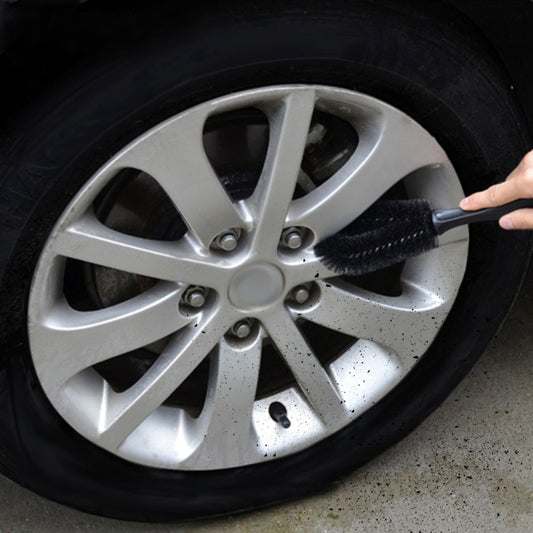 KANEED Portable Loop Style Auto Car Vehicle Motorcycle Wheel Tire Rim Hub Scrub Wash Brush Washing Cleaning Tool, Tire Rim Hub Brush, UK Stock Tire Rim Hub Brush, US Stock Tire Rim Hub Brush
