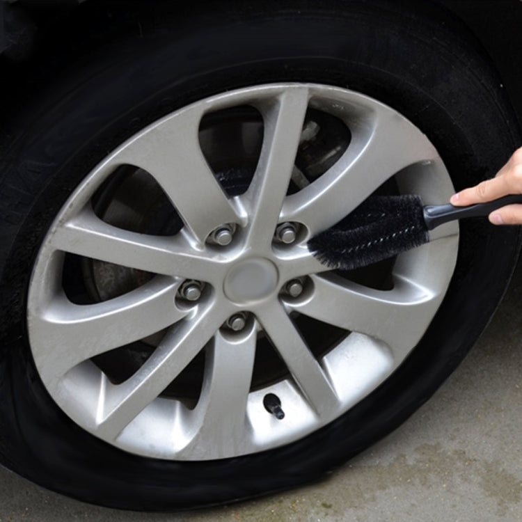 KANEED Portable Loop Style Auto Car Vehicle Motorcycle Wheel Tire Rim Hub Scrub Wash Brush Washing Cleaning Tool, Tire Rim Hub Brush, UK Stock Tire Rim Hub Brush, US Stock Tire Rim Hub Brush