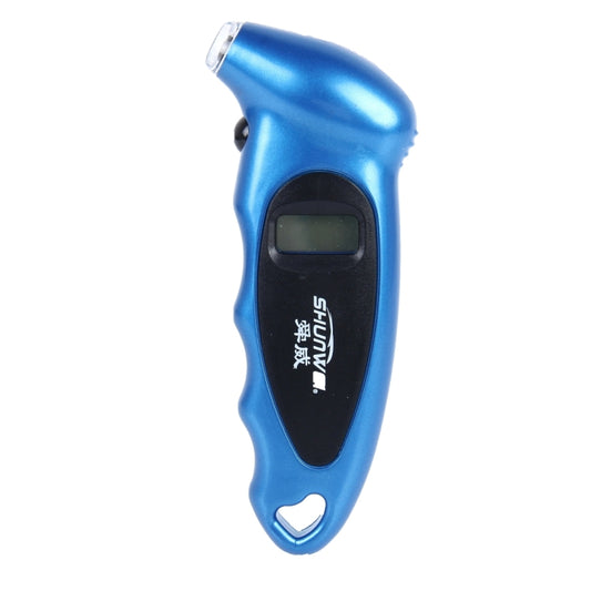 SHUNWEI SD-2802 Digital Tire Pressure Gauge 150 PSI 4 Settings for Car Truck Bicycle with Backlit LCD and Non-Slip Grip, SHUNWEI SD-2802