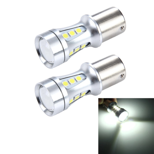 2 PCS 1156/BA15S 10W 1000LM 6500K 18 SMD-3030 LED Car Brake Lights Turn Light, DC 12V, 1156