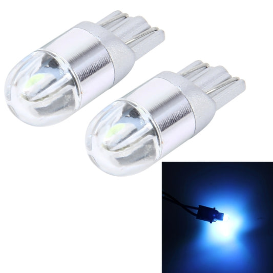 قطعتان من مصابيح T10 2 وات 2 SMD-3030 LED لإضاءة السيارة، تيار مستمر 12 فولت، 2 SMD-3030، 2 SMD-3030 LED