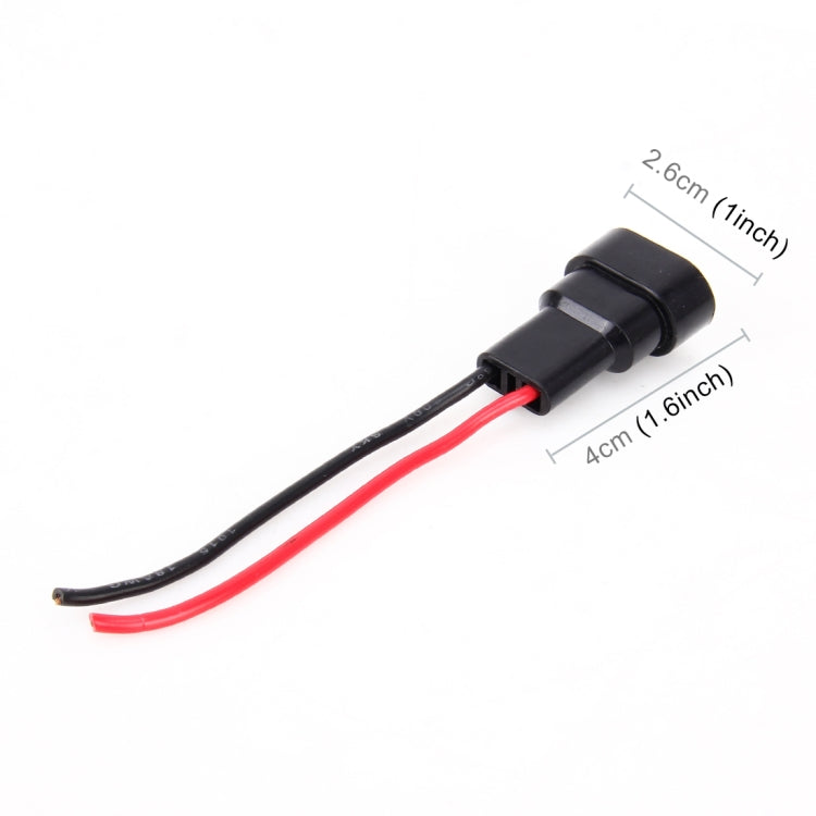1 Pair 9005 / 9006 / 9012 Bulb Holder Base Male Socket with Wire, 9005 / 9006 / 9012