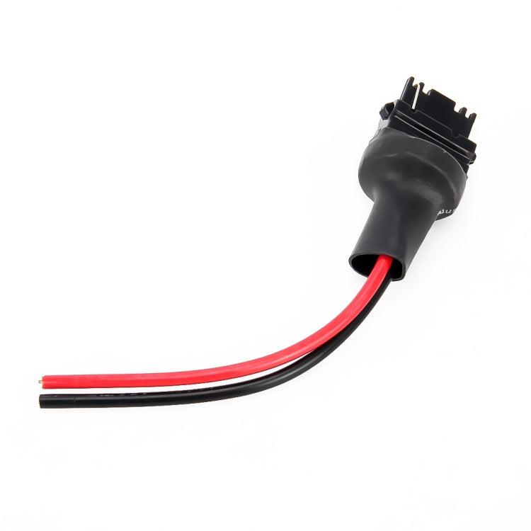 1 Pair T25 / 3156 Bulb Holder Base Male Socket with Wire, T25 / 3156