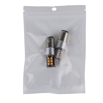 2 PCS 1157/BAY15D 3W 15 SMD-3528-LEDs Car Turn Light, DC 12V, 1157/BAY15D 3W