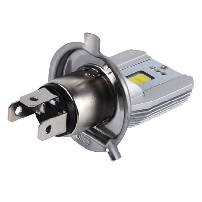 H4 12W 800lm 6000K COB LEDs Motorcycle Headlight Lamp, DC 6-80V, 12W 800LM