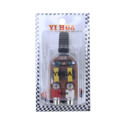 محول YE-99 لمركبة سيارة من مقاومة عالية إلى منخفضة، محول مكبر صوت إلى خط RCA، محول YE-99 لمركبة سيارة من مقاومة عالية إلى منخفضة