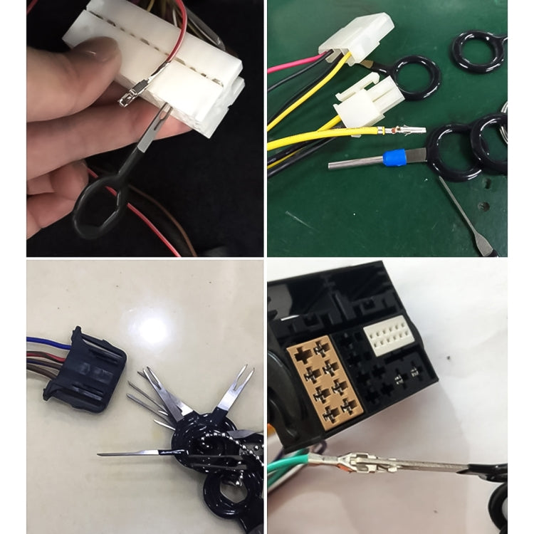18 PCS Auto Car Plug Circuit Board Wire Harness Terminal Extraction Pick Connector Crimp Pin Back Needle Remove Tool, 18 PCS