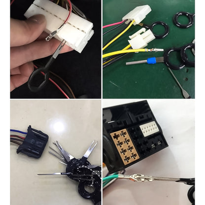 18 PCS Auto Car Plug Circuit Board Wire Harness Terminal Extraction Pick Connector Crimp Pin Back Needle Remove Tool, 18 PCS