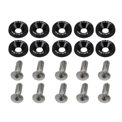 10 PCS Car Modified Screw Gaskets Bodywork Stainless Steel Gasket Bolts, Diameter: 19mm