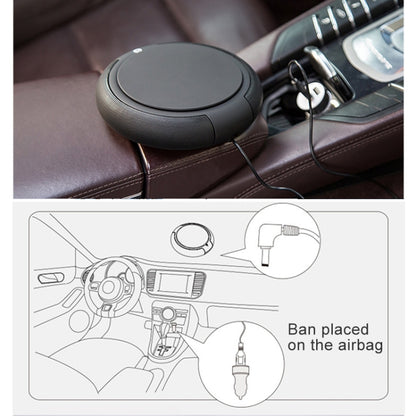كارزور Z1 2 واط USB لتنقية الهواء للسيارة، منظف هواء بالأيونات السالبة، (أسود)، (أبيض)