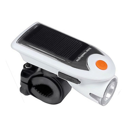 3W 240LM USB Solar Energy Motorcycle / Bicycle Front Light, Front Light White, Front Light Black