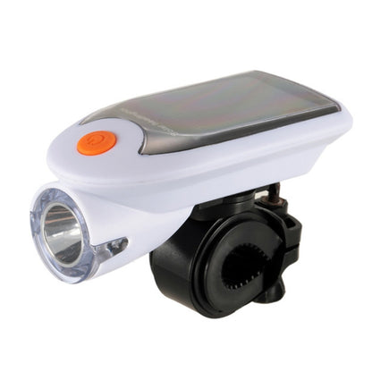 3W 240LM USB Solar Energy Motorcycle / Bicycle Front Light, Front Light White, Front Light Black