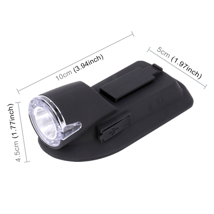 3W 240LM USB Solar Energy Motorcycle / Bicycle Front Light, Front Light White, Front Light Black
