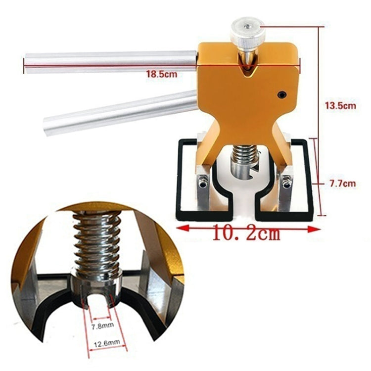50 in 1 Auto Car Metal PDR Dent Lifter-Glue Puller Tab Hail Removal Paintless Car Dent Repair Tools Kit, with 20W Glue Gun, US Plug or EU Plug, 50 in 1