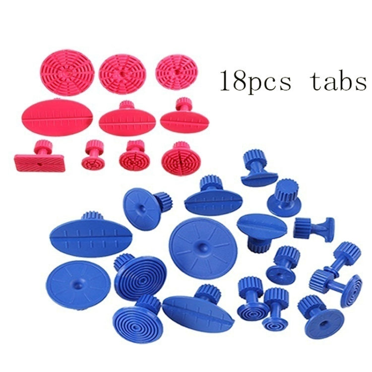 50 in 1 Auto Car Metal PDR Dent Lifter-Glue Puller Tab Hail Removal Paintless Car Dent Repair Tools Kit, with 20W Glue Gun, US Plug or EU Plug, 50 in 1