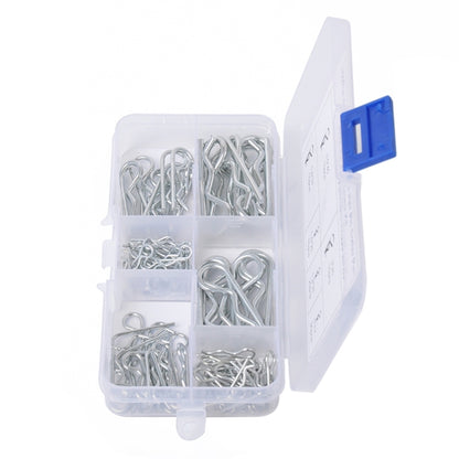 100 PCS Heavy Duty Zinc Plated Cotter R Tractor Clip Pin for Car / Boat / Garages, 100 PCS