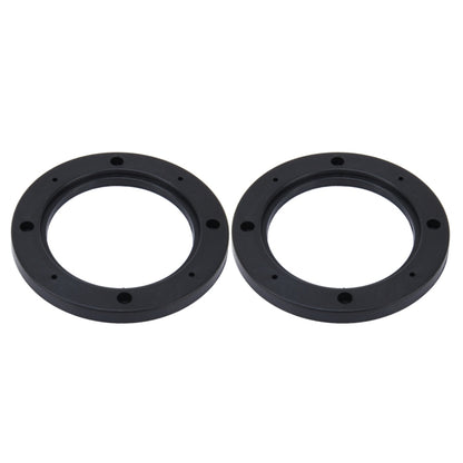 2 PCS 5 inch Car Auto ABS Loudspeaker Base Protection Hollow Cover Holder Mat, Inner Diameter: 12.5cm, 12.5cm