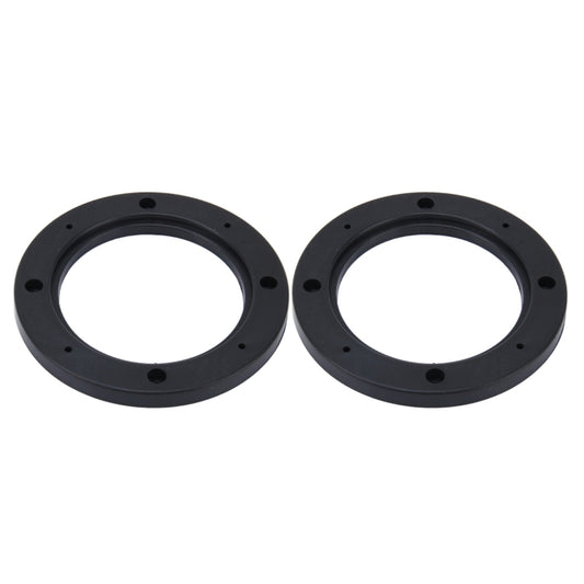 2 PCS 5 inch Car Auto ABS Loudspeaker Base Protection Hollow Cover Holder Mat, Inner Diameter: 12.5cm, 12.5cm
