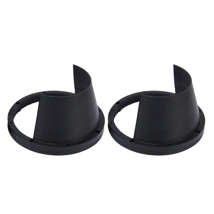 2 PCS 6.5 inch Car Auto Loudspeaker Plastic Waterproof Cover with Protective Cushion Pad, Inner Diameter: 14.5cm
