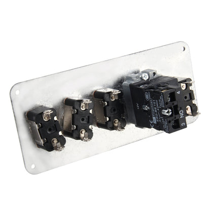 12V / 30A Carbon Fiber Racing Car 12V LED Ignition Switch Panel Engine Start Push Button LED Car Panel Switches Lever Multi-function Automatic Ignition Switch for Racing Cars, 12V 30A