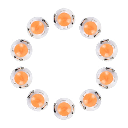 10 PCS 2W T3 Wedge Instrument Panel LED Light Dashboard Gauge Cluster Indicator Lamp Bulb, T3, 2W T3