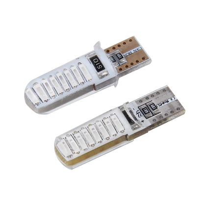 قطعتان من مصابيح LED T10 3 وات 16 SMD-4014 لإضاءة تخليص السيارة، تيار مستمر 12 فولت، 16 SMD-4014 LED