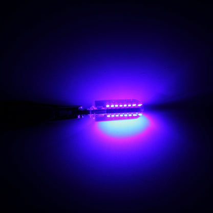 قطعتان من مصابيح LED T10 3 وات 16 SMD-4014 لإضاءة تخليص السيارة، تيار مستمر 12 فولت، 16 SMD-4014 LED