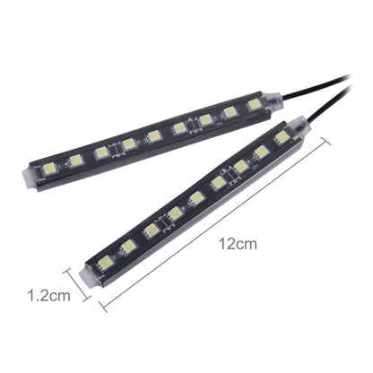 2 in 1 4.5W 18 SMD-5050-LEDs RGB Car Interior Floor Decoration Atmosphere Neon Light Lamp, DC 12V, 2 in 1 4.5W (Pink Light), 2 in 1 4.5W (White Light)