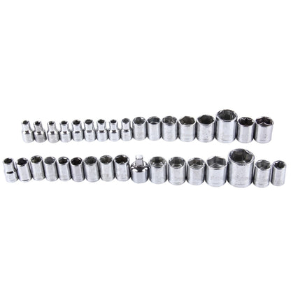 AIWA 40 PCS Automobile Motorcycle Tool Box Set Socket Wrench Sleeve Suit Hardware Auto Car Repair Tools Socket Wrenches for Precise Repair or Maintenance, 40 PCS