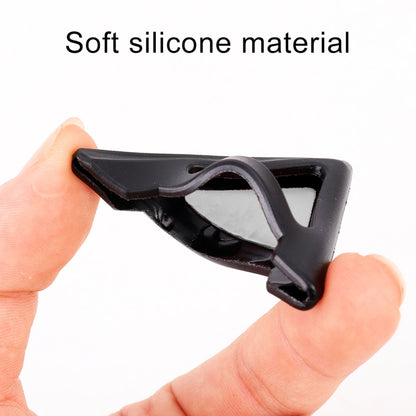 Universal Car Body Silicone Anti-collision Sticker Door corner Protector, Blue, Red, White, Black