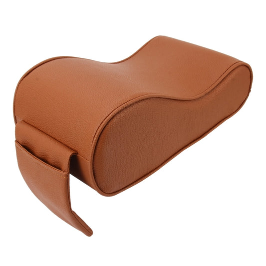 Universal Car PU Leather and Memory Foam Wrapped  Armrest Box Breathable Car Armrest Box Mat with Phone Holder Storage Bag, without Card Slot (Brown), without Card Slot (Black Red), without Card Slot (Black ), without Card Slot (Khaki)
