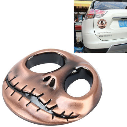 Skull Bone Shape Auto Sticker 3D Metal Fashion Car Stickers, Skull Bone, Skull Bone2, Skull Bone White, Skull Bone Yellow