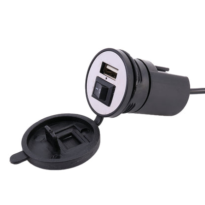 Universal Motorcycle USB Phone Charger Fast Charging, Random Color Delivery, 2.1V  With  Switch
