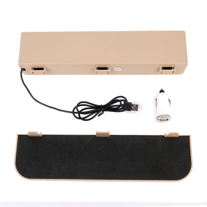 Universal Car Multi-functional Charger Console Side Pocket Seat Gap Side Storage Box, with 2 USB Ports